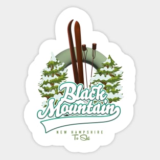 Black Mountain New Hampshire Ski logo Sticker